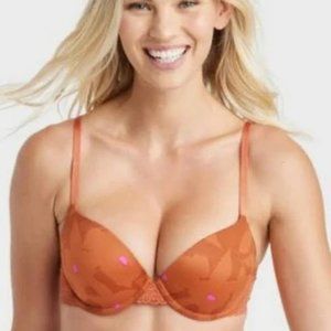 Auden Intimates & Sleepwear | Nwt - Women's Orange Demi Daydream Light Lift Unde